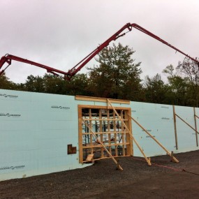 Pouring ICF Walls