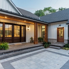 Custom Home Front Porch