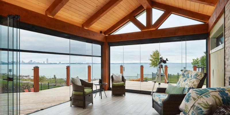 Timber-Frame Home Addition - Sunroom
